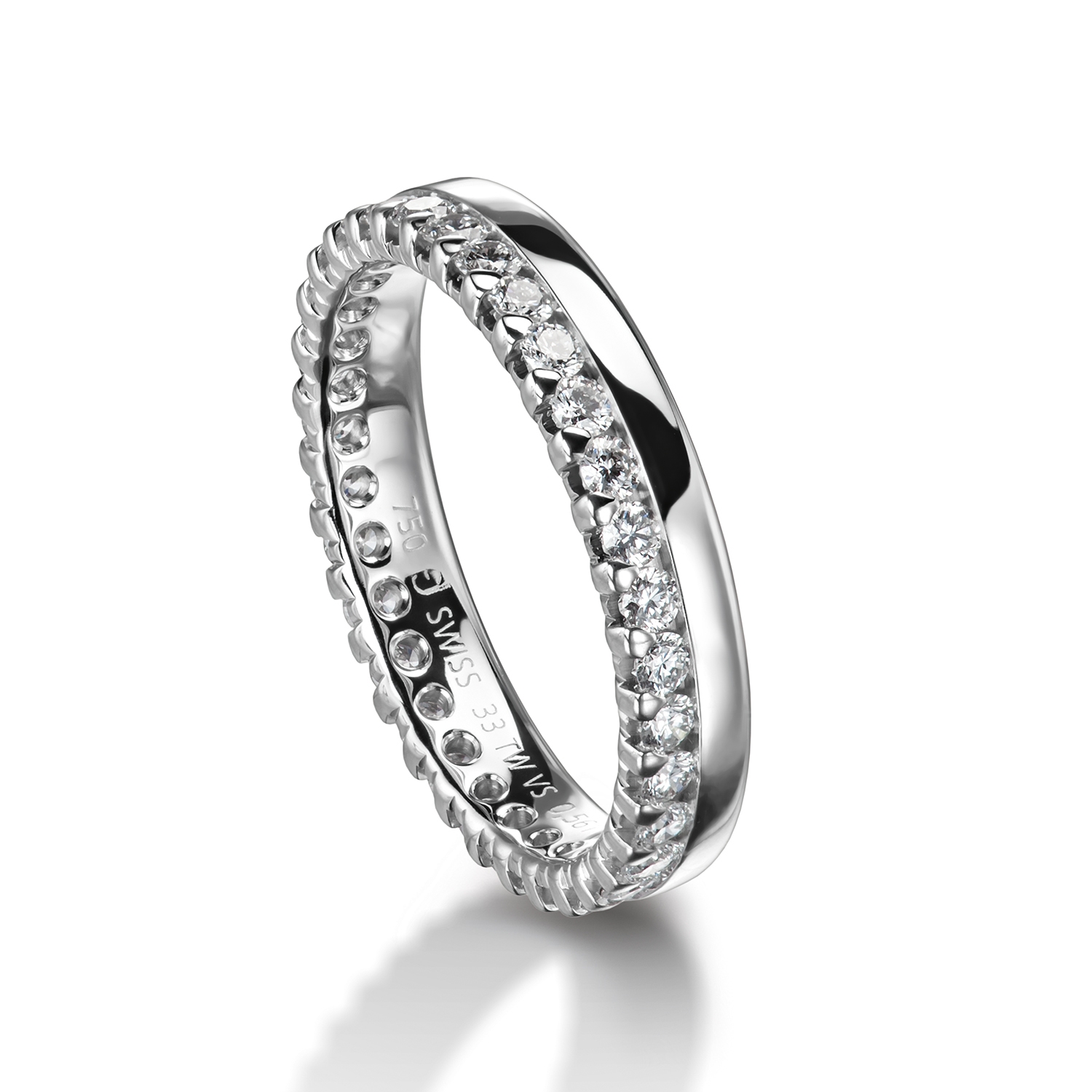 wedding bands, rings with diamonds in gold and platinum