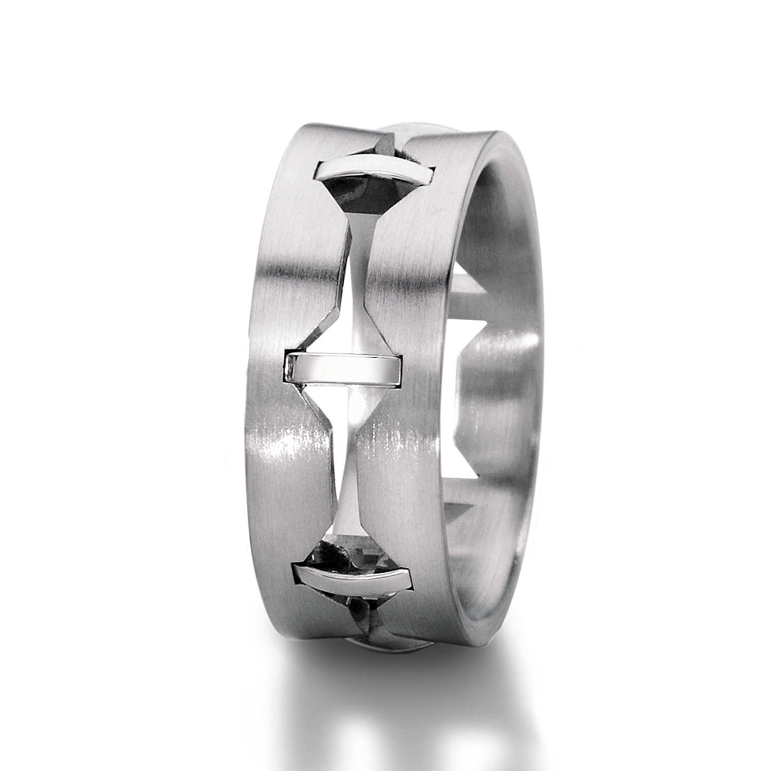 Man's world wedding rings in platinum