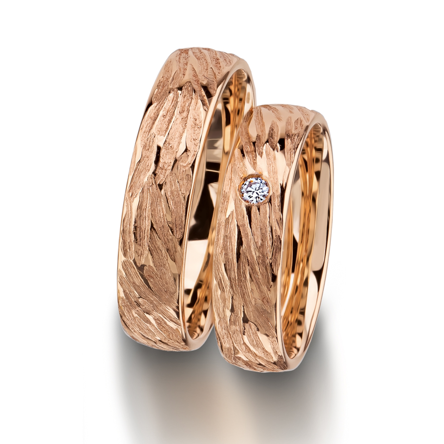 Rings in gold, platinum and palladium Furrer Jacot