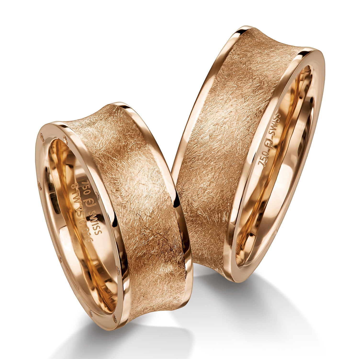 Rings in gold, platinum and palladium Furrer Jacot