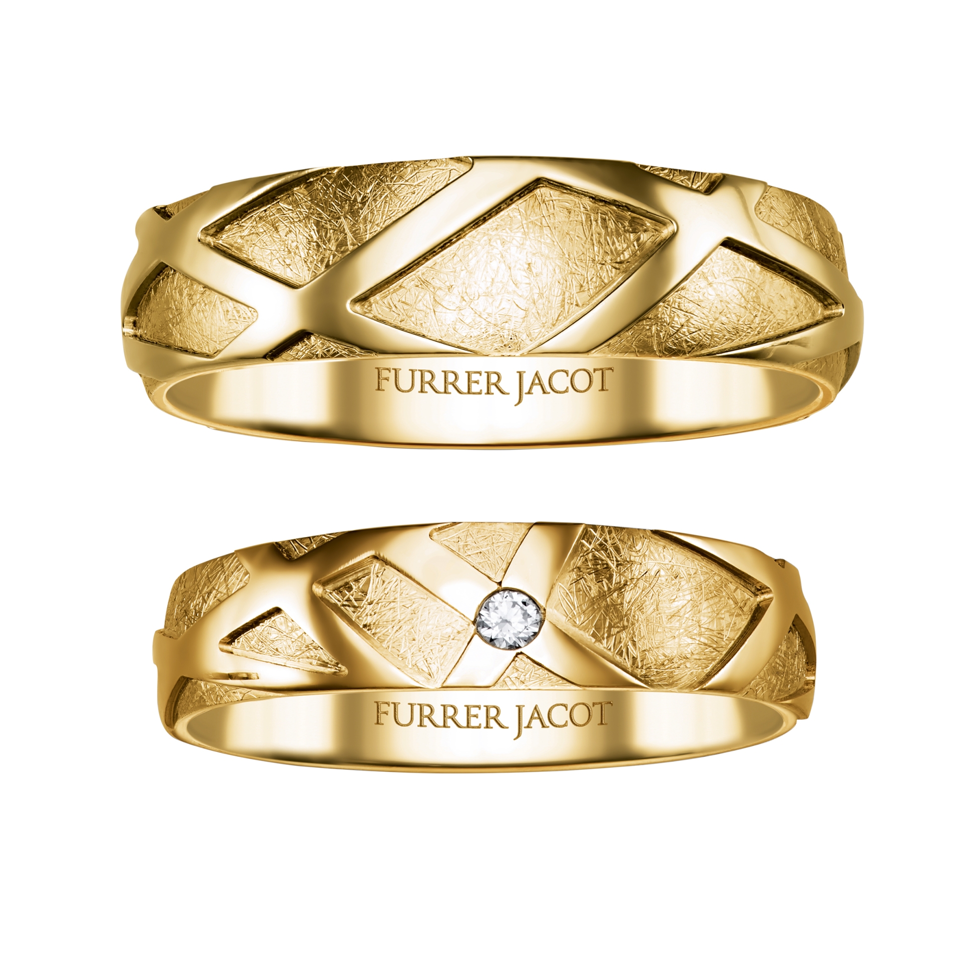 71-84620-0-0 wedding rings in yellow gold