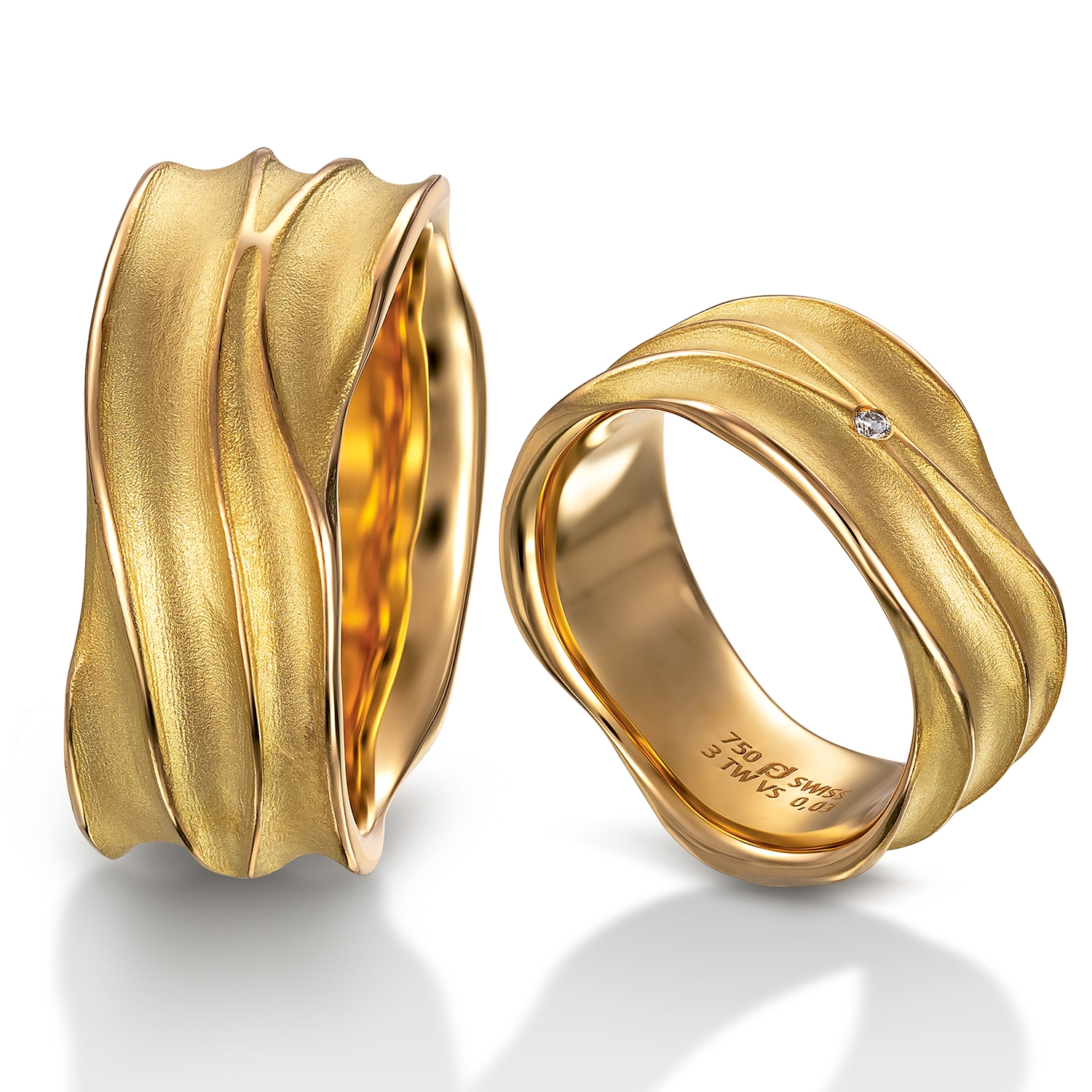 Wedding bands, Trauringe, Gold, Platin, Diamanten, Heiraten