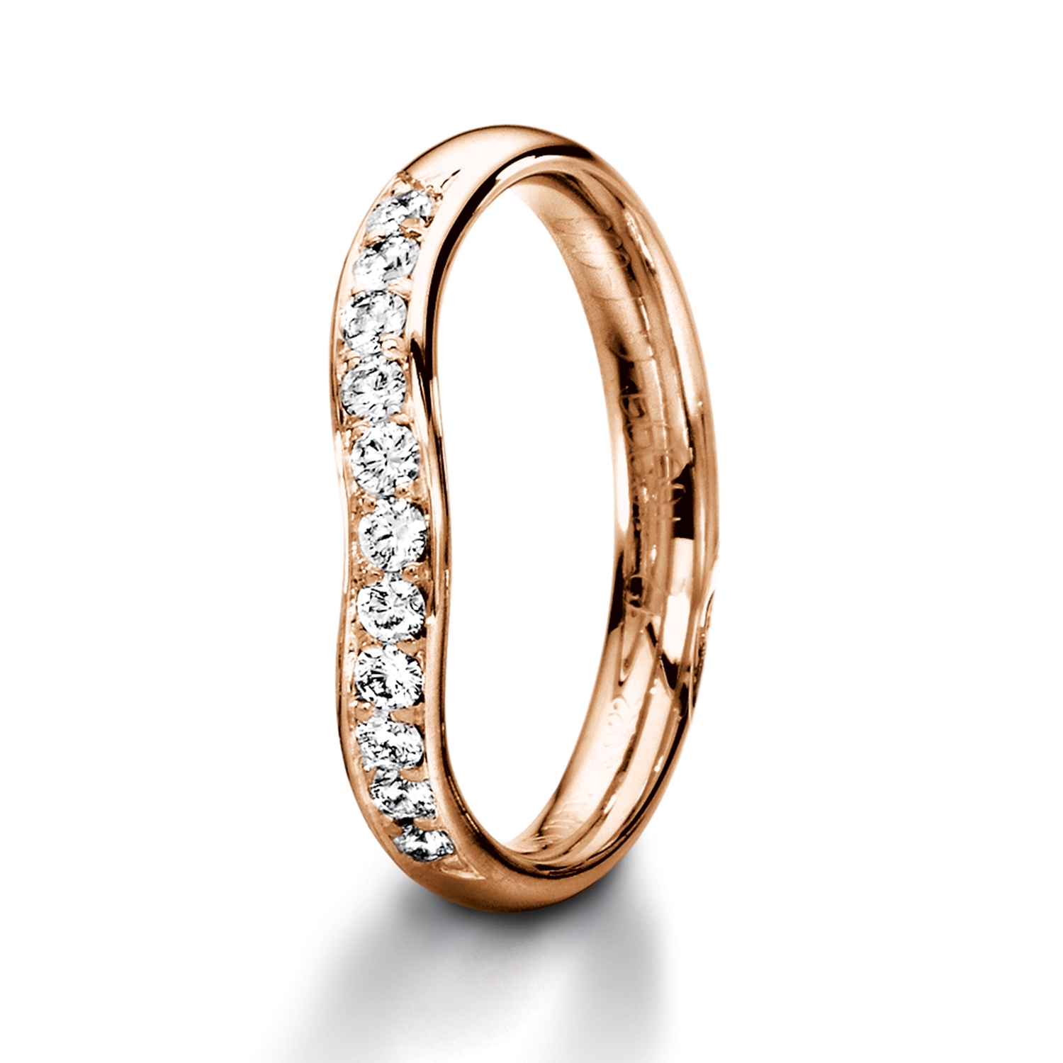 Diamond rings in gold, platinum and palladium with diamonds Furrer Jacot